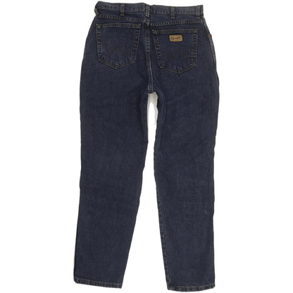 Wrangler Lycy Blue Straight Regular Jeans High Waisted W34 L30