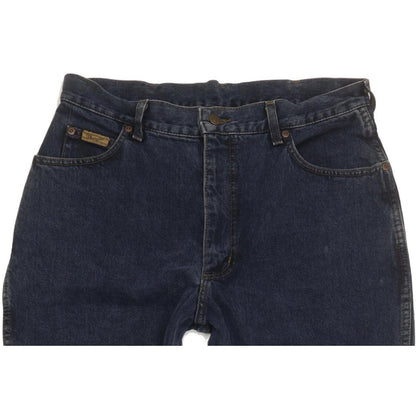 Wrangler Lycy Blue Straight Regular Jeans High Waisted W34 L30
