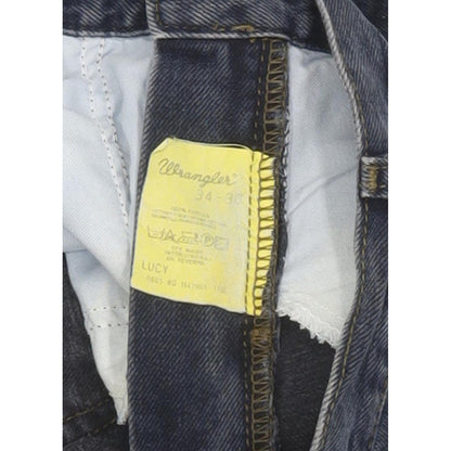 Wrangler Lycy Blue Straight Regular Jeans High Waisted W34 L30
