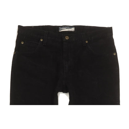 Wrangler Durable Men Black Straight Regular Jeans W34 L31