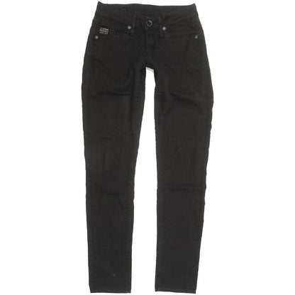 G-Star Midge Women Black Skinny Slim Stretch Jeans W26 L31
