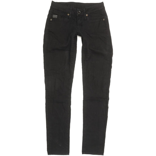 G-Star Midge Women Black Skinny Slim Stretch Jeans W26 L31