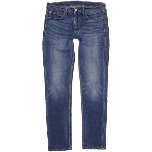 Levi's 511 Men Blue Straight Slim Stretch Jeans W34 L33