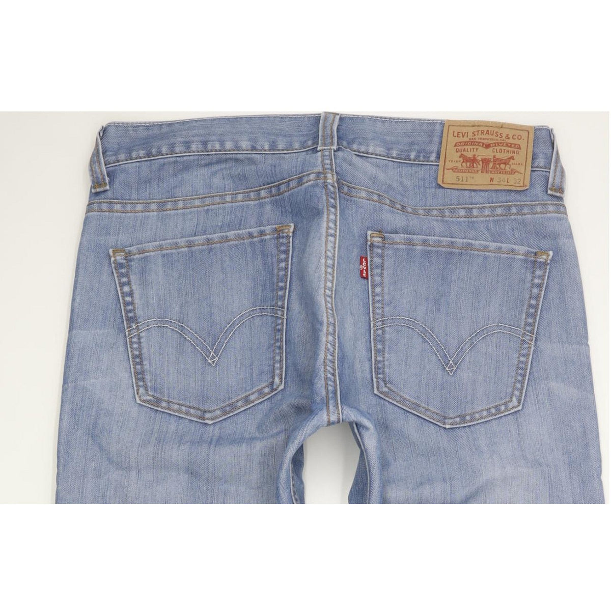 Levi's 511 Men Blue Straight Slim Jeans W34 L33