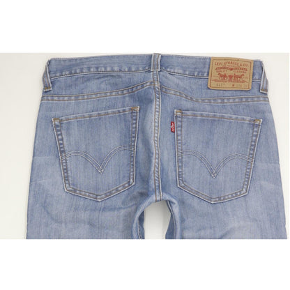Levi's 511 Men Blue Straight Slim Jeans W34 L33