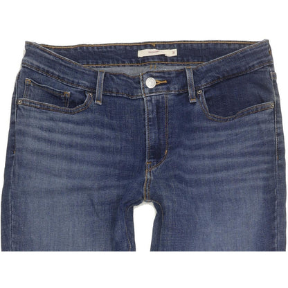Levi's 711 Women Blue Skinny Slim Stretch Jeans W31 L31