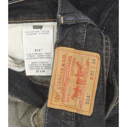 Levi's 514 Men Blue Straight Slim Jeans W31 L35