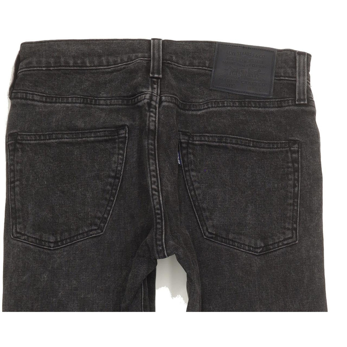 Levi's 512 Men Charcoal Tapered Slim Jeans W29 L31