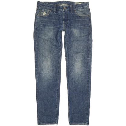 G-Star 3301 Low Men Blue Tapered Regular Jeans W34 L33
