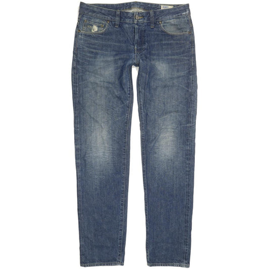 G-Star 3301 Low Men Blue Tapered Regular Jeans W34 L33