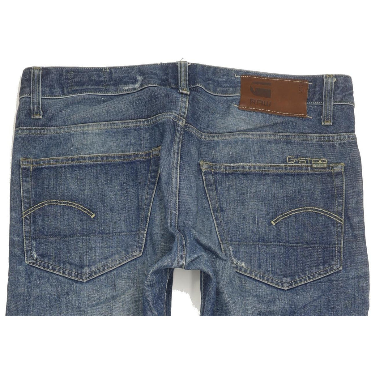 G-Star 3301 Low Men Blue Tapered Regular Jeans W34 L33