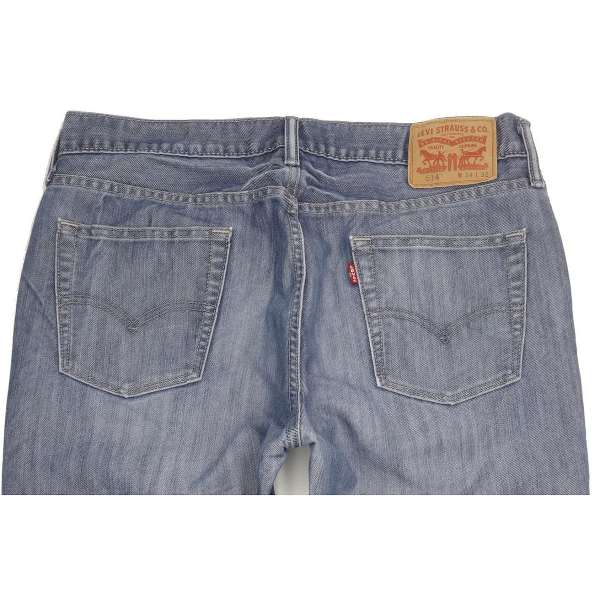 Levi's 514 Men Blue Straight Slim Jeans W34 L32