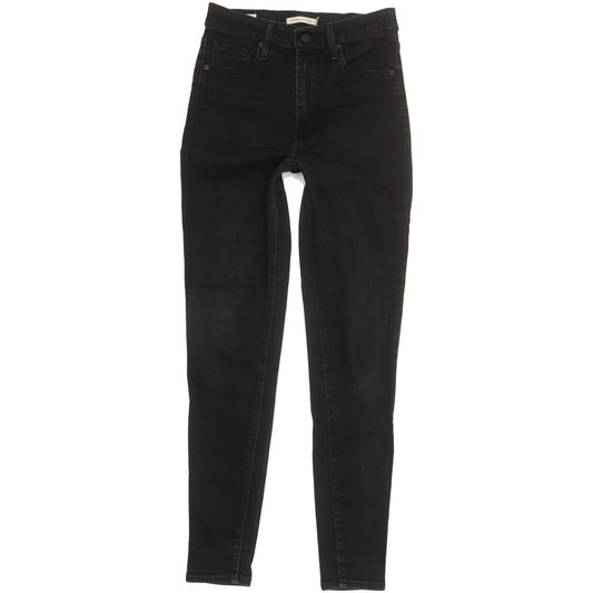 Levi's Mile Women Black Skinny Slim Stretch Jeans W28 L29