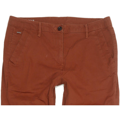 G-Star Bronson Women Brown Skinny Slim Chino Stretch Jeans W29 L32