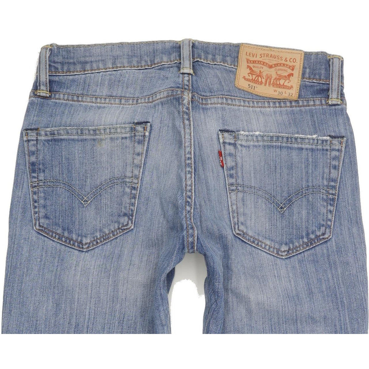 Levi's 511 Men Blue Straight Slim Stretch Jeans W30 L31