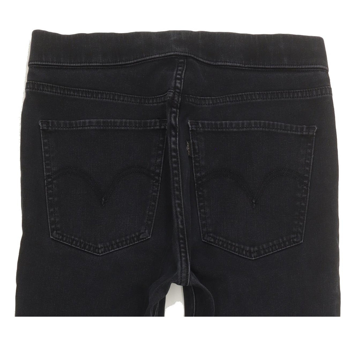 Levi's Mile Pull on Black Skinny Slim Stretch Leggings High Waisted W28 L26