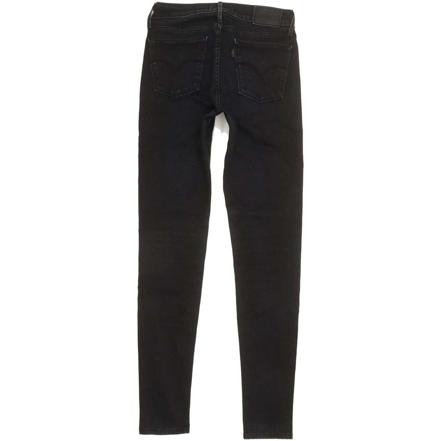 Levi's 710 Super Women Black Skinny Slim Stretch Jeans W27 L29