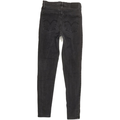 Levi's Mile Black Skinny Slim Stretch Jeans High Waisted W30 L29