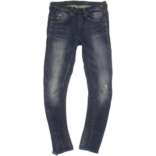 G-Star Arc 3D Women Blue Tapered Loose Stretch Jeans W26 L32