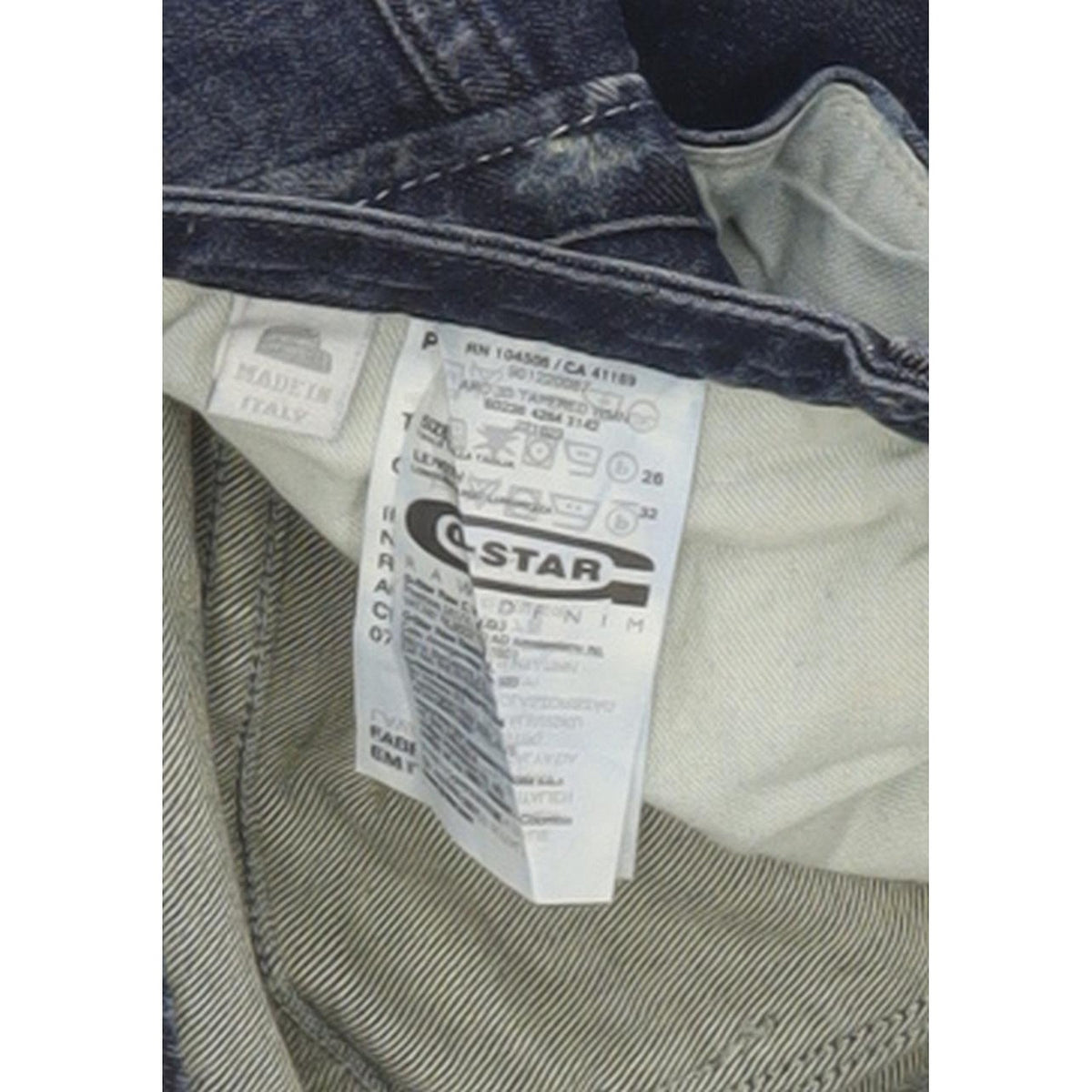 G-Star Arc 3D Women Blue Tapered Loose Stretch Jeans W26 L32