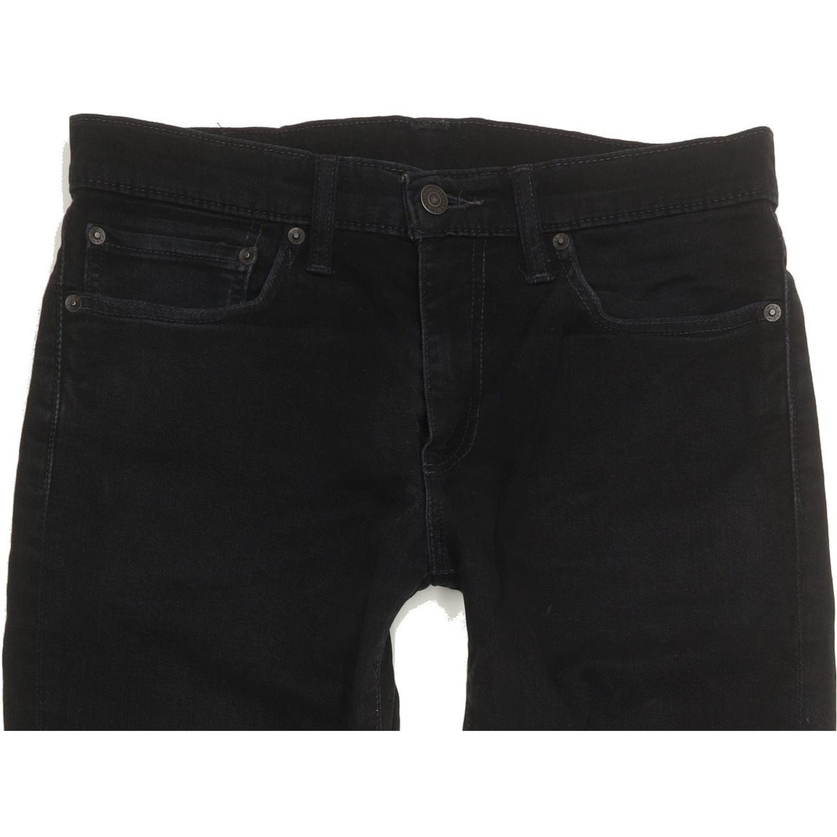 Levi's 511 Men Black Straight Slim Stretch Jeans W32 L29