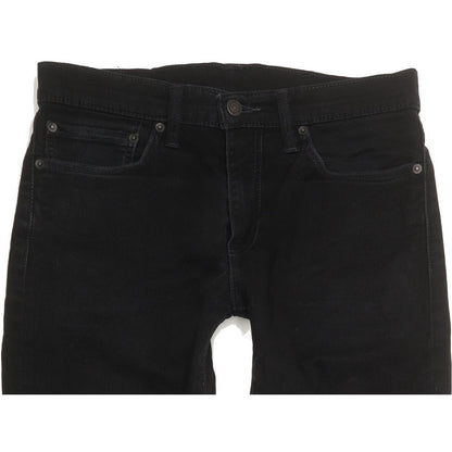 Levi's 511 Men Black Straight Slim Stretch Jeans W32 L29