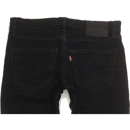 Levi's 511 Men Black Straight Slim Stretch Jeans W32 L29
