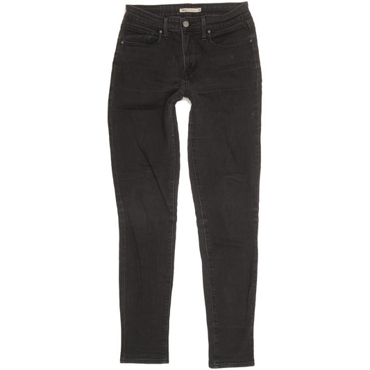 Levi's Filiforme Women Grey Skinny Slim Stretch Jeans W28 L31