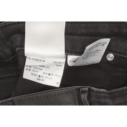 Levi's Filiforme Women Grey Skinny Slim Stretch Jeans W28 L31