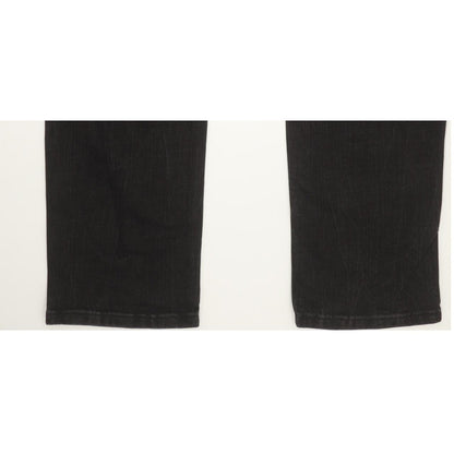 Pioneer Lake Men Black Straight Regular Stretch Jeans W36 L30
