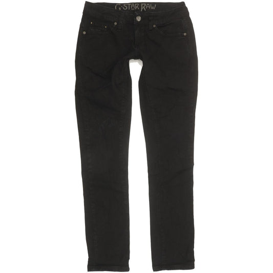G-Star Reese Women Black Skinny Slim Stretch Jeans W29 L32