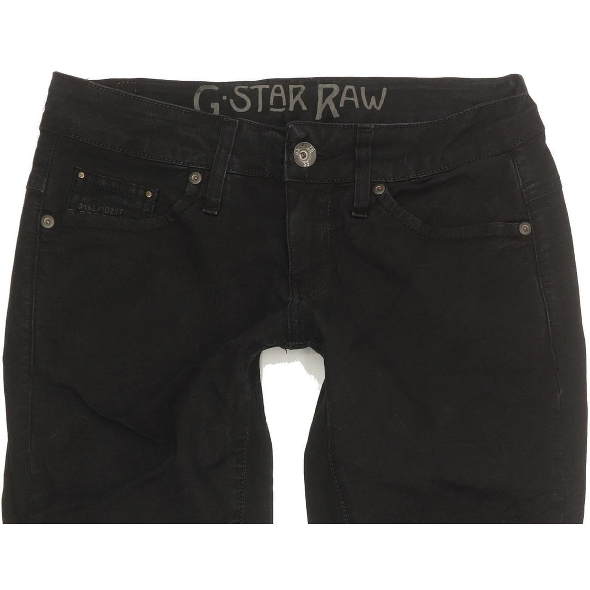 G-Star Reese Women Black Skinny Slim Stretch Jeans W29 L32