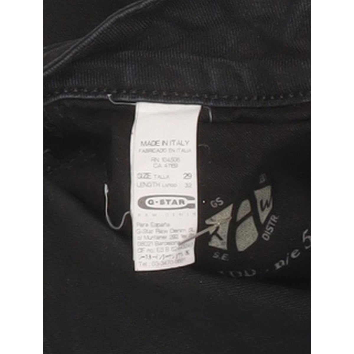 G-Star Reese Women Black Skinny Slim Stretch Jeans W29 L32