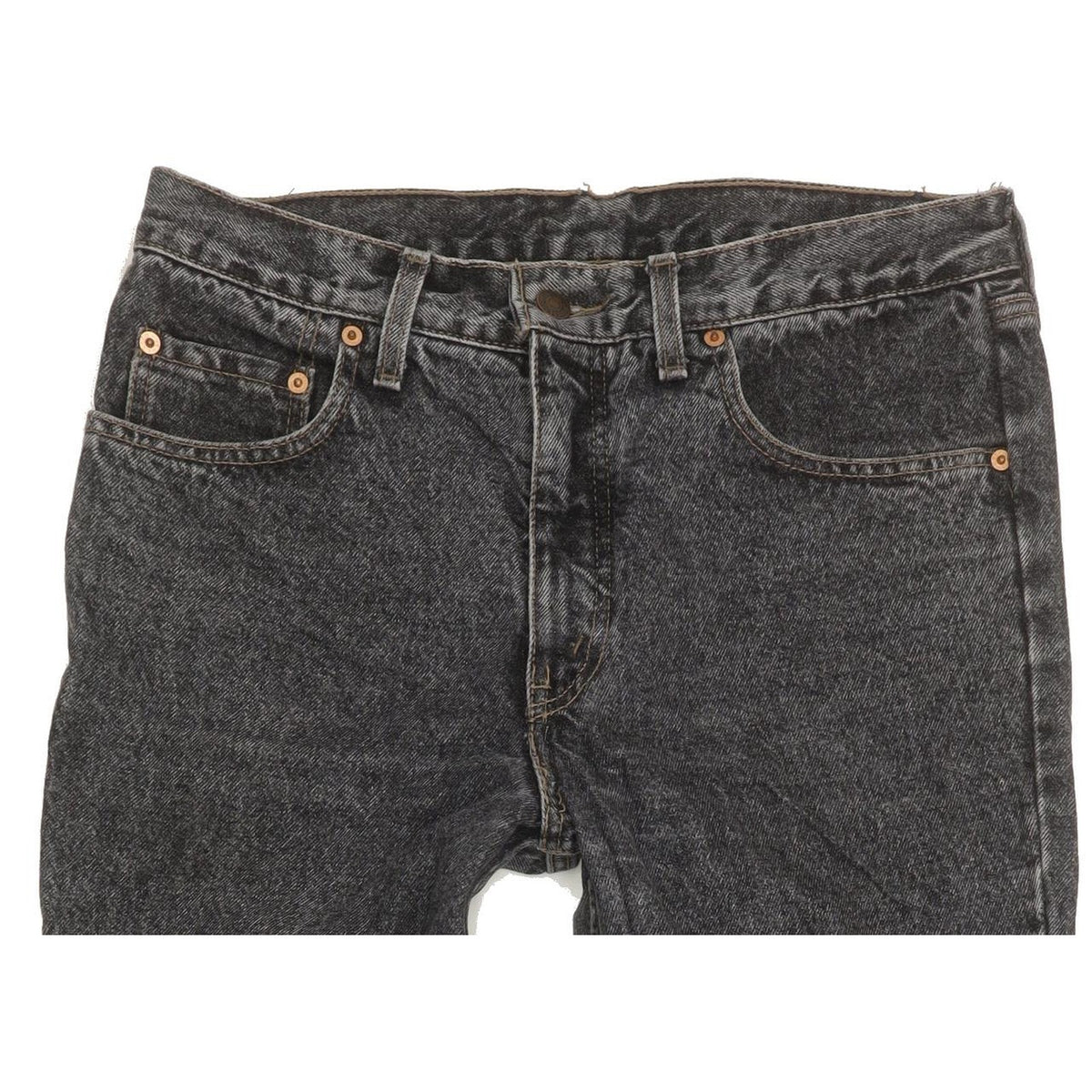 Levi's 631 Men Charcoal Straight Slim Jeans W33 L32