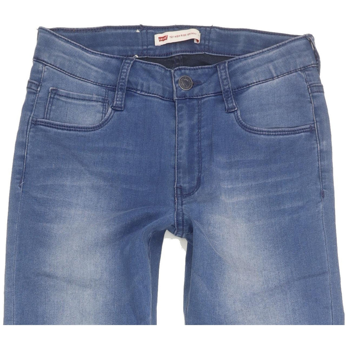 Levi's 721 Kids Women Blue Skinny Slim Stretch Jeans W24 L31