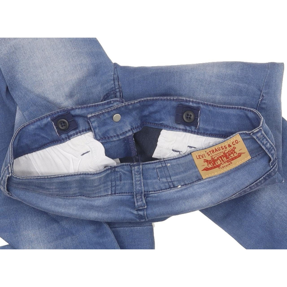 Levi's 721 Kids Women Blue Skinny Slim Stretch Jeans W24 L31