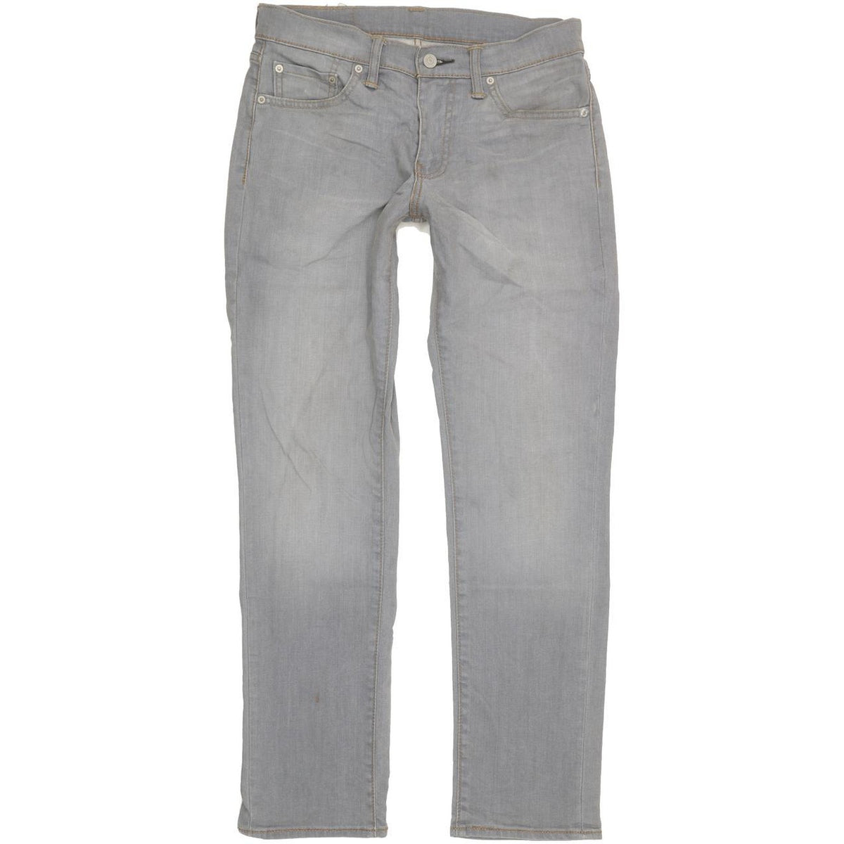 Levi's 511 Men Grey Straight Slim Stretch Jeans W30 L29
