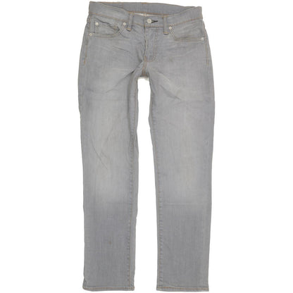 Levi's 511 Men Grey Straight Slim Stretch Jeans W30 L29