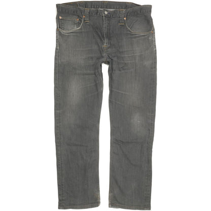 Levi's 504 Men Grey Straight Regular Stretch Jeans W40 L30