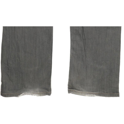Levi's 504 Men Grey Straight Regular Stretch Jeans W40 L30