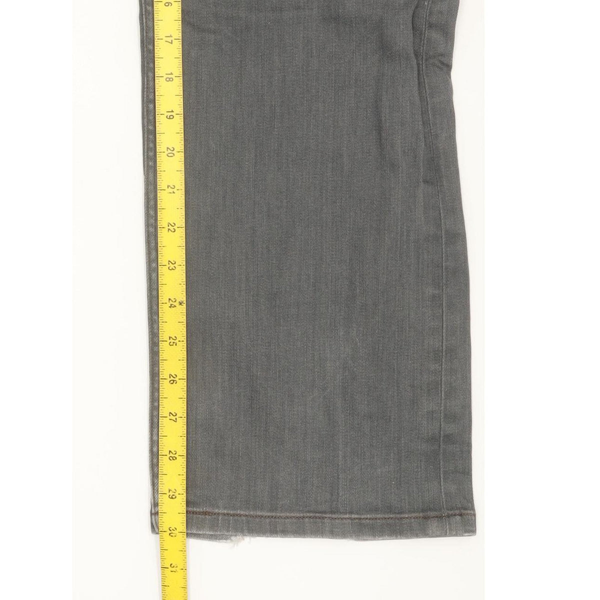 Levi's 504 Men Grey Straight Regular Stretch Jeans W40 L30