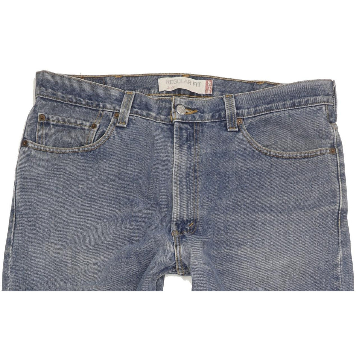 Levi's 505 Men Blue Straight Regular Jeans W38 L30