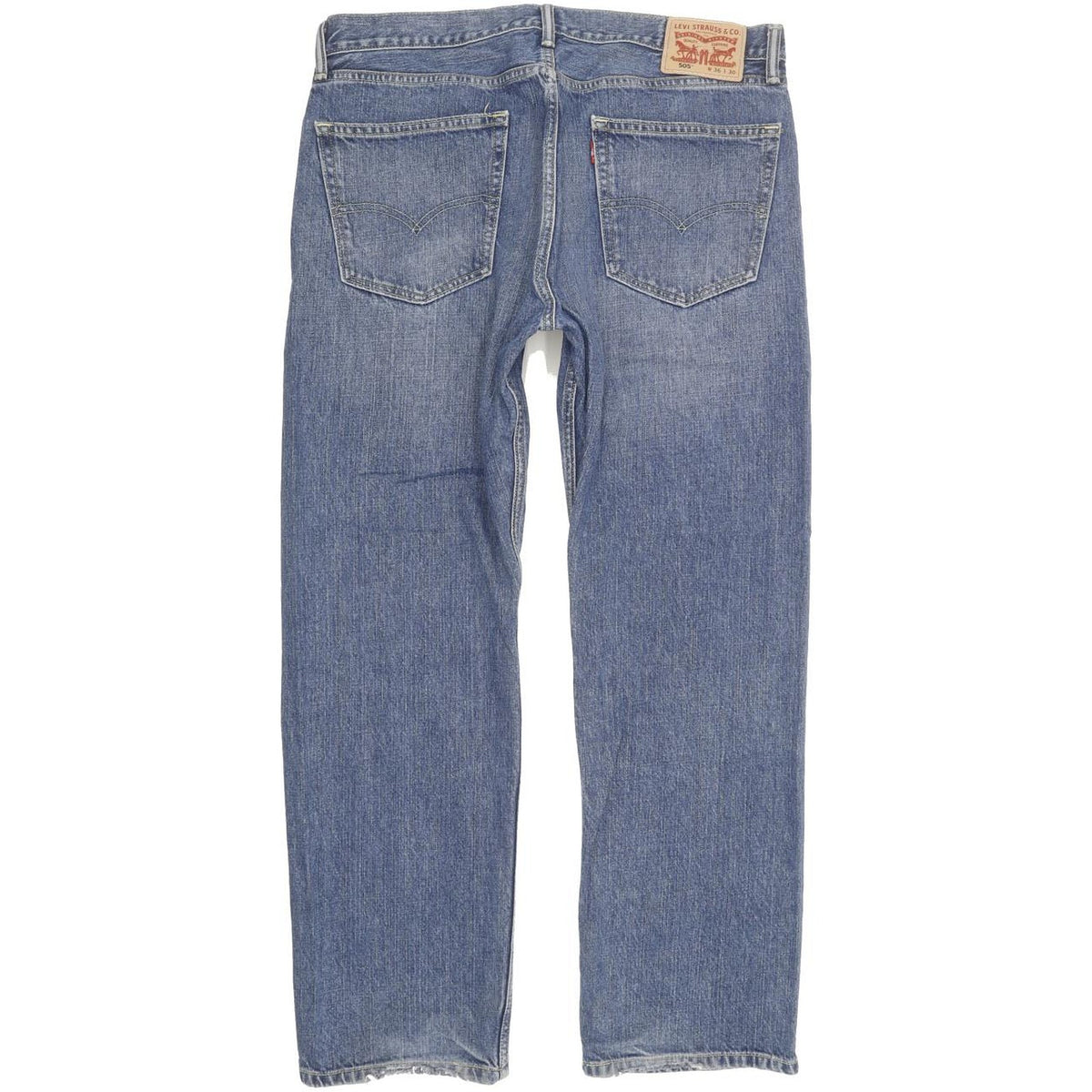 Levi's 505 Men Blue Straight Regular Jeans W36 L29