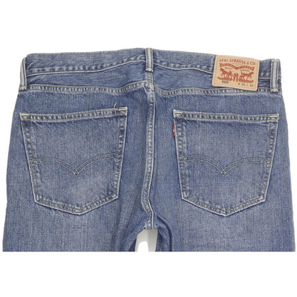 Levi's 505 Men Blue Straight Regular Jeans W36 L29