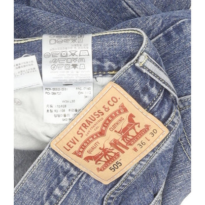 Levi's 505 Men Blue Straight Regular Jeans W36 L29