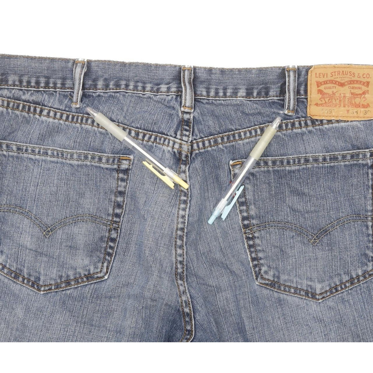 Levi's 559 Men Blue Straight Relaxed Jeans W38 L29