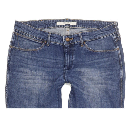 Wrangler Avery Women Blue Straight Slim Stretch Jeans W31 L30