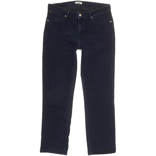 Wrangler Women Blue Straight Slim Stretch Jeans W32 L27