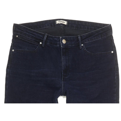 Wrangler Women Blue Straight Slim Stretch Jeans W32 L27