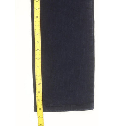 Wrangler Women Blue Straight Slim Stretch Jeans W32 L27